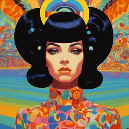 قوس قزح صنع في Picasso AI