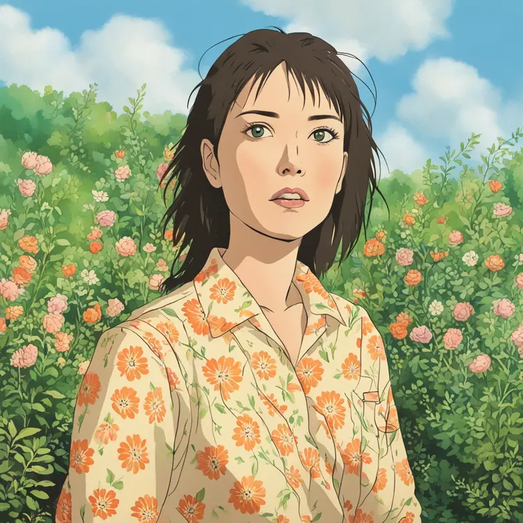 shot in the style of sksfer, a woman