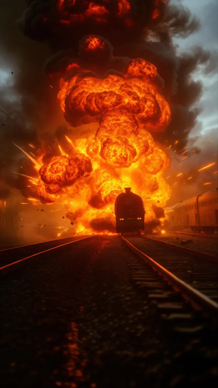 An explosion