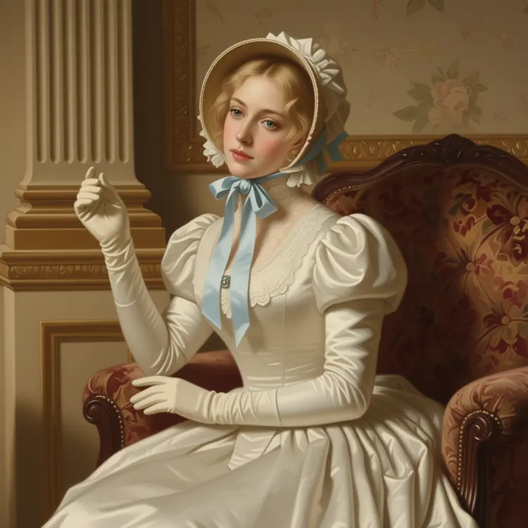 The woman in image 2 adopts the pose from image 1
