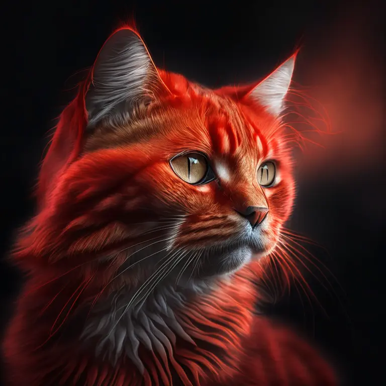 red cat, 4k photo